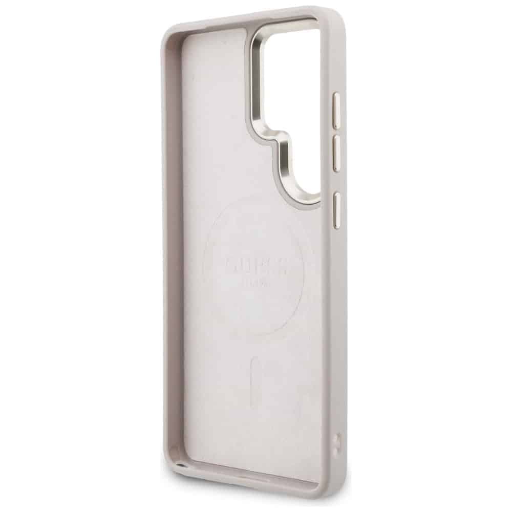 Guess 4G Big Rhinestone Triangle Strap - θήκη για Samsung Galaxy S26 Ultra - Ροζ 7