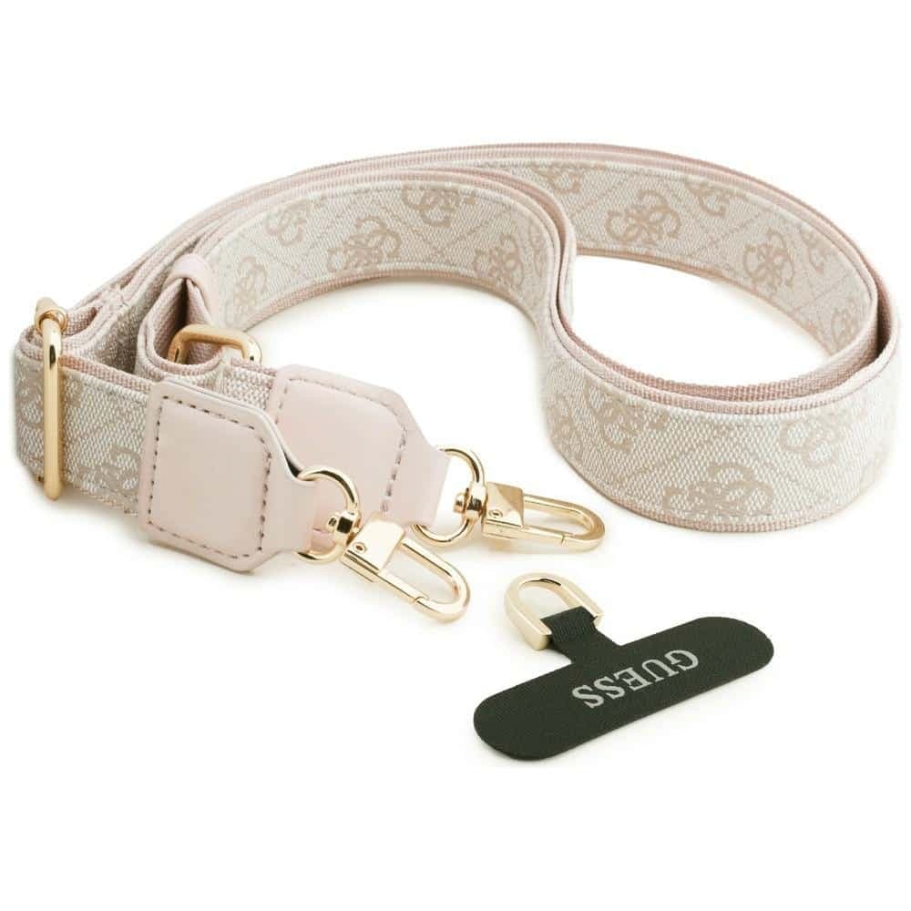 Guess 4G Big Rhinestone Triangle Strap - θήκη για Samsung Galaxy S26 Ultra - Ροζ 8