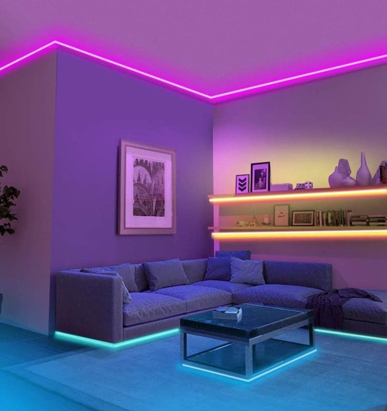 POWERTECH smart LED καλωδιοταινία HLL-0132, RGB, IP44, Bluetooth, 15m 2