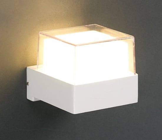 POWERTECH LED φωτιστικό τοίχου HLL-0156, 7W, 4000K, 560lm, IP65, λευκό 2