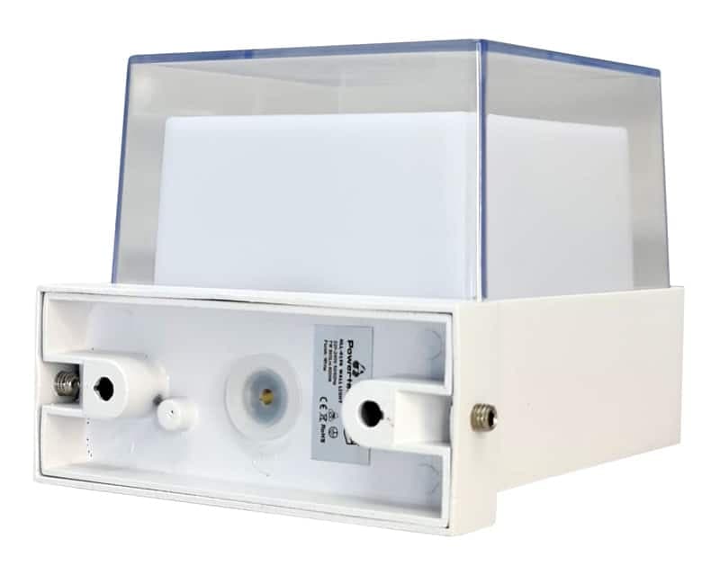 POWERTECH LED φωτιστικό τοίχου HLL-0156, 7W, 4000K, 560lm, IP65, λευκό 3