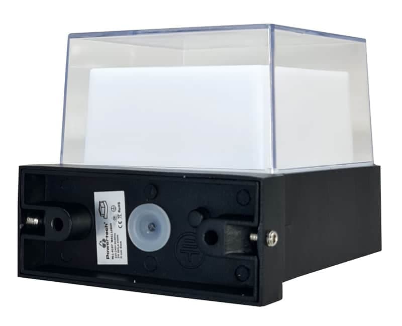POWERTECH LED φωτιστικό τοίχου HLL-0157, 7W, 4000K, 560lm, IP65, μαύρο 4