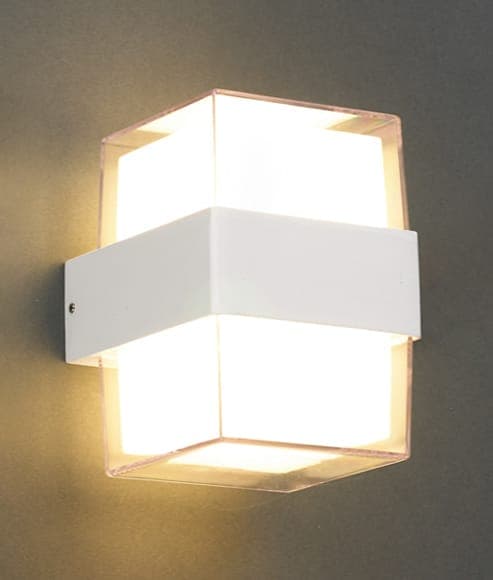 POWERTECH LED φωτιστικό τοίχου HLL-0158, 14W, 4000K, 1120lm, IP65, λευκό 2