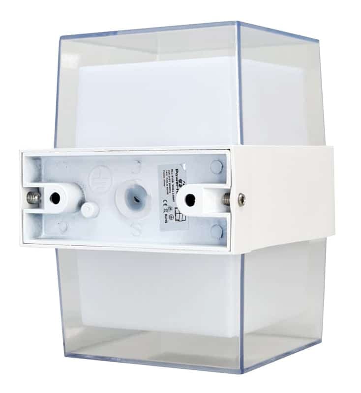 POWERTECH LED φωτιστικό τοίχου HLL-0158, 14W, 4000K, 1120lm, IP65, λευκό 3