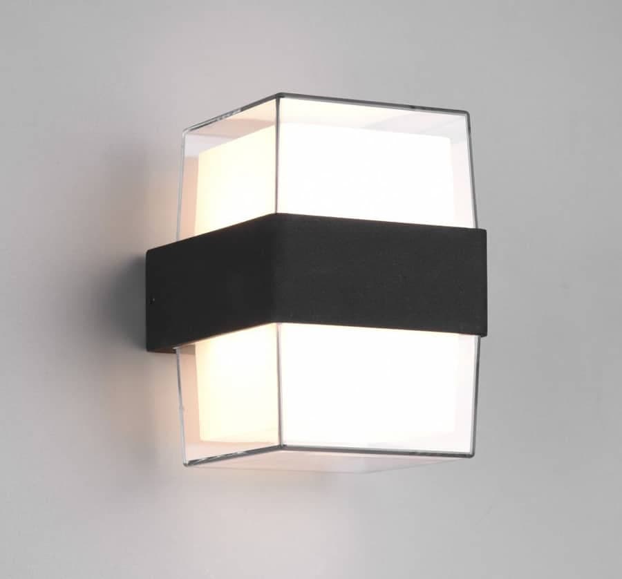 POWERTECH LED φωτιστικό τοίχου HLL-0159, 14W, 4000K, 1190lm, IP65, μαύρο 2