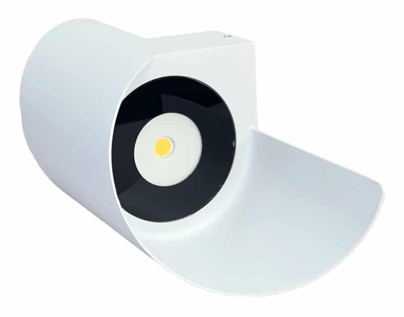 POWERTECH LED φωτιστικό τοίχου HLL-0162, 10W, 4000K, 800lm, IP65, λευκό 5