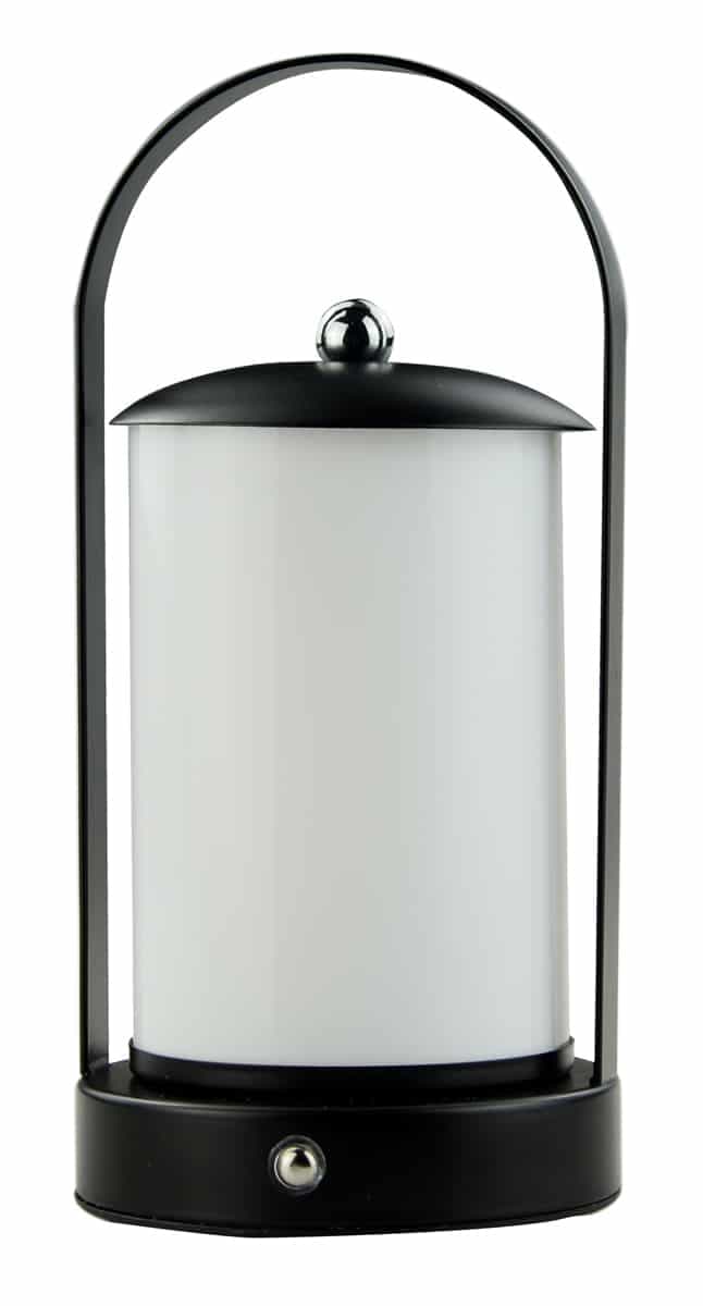POWERTECH LED επιτραπέζιο φωτιστικό HLL-0192 με λαβή, ρυθμιζόμενο, επαναφορτιζόμενο, μαύρο