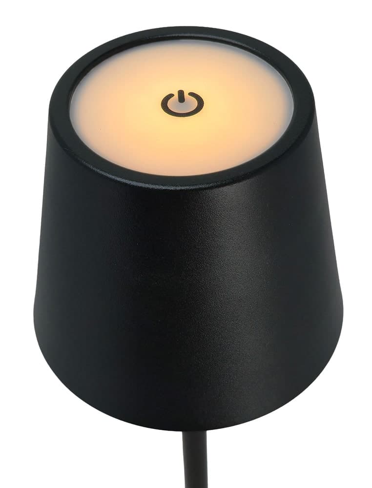 POWERTECH LED επιτραπέζιο φωτιστικό HLL-0193, ρυθμιζόμενο, επαναφορτιζόμενο, μαύρο 3