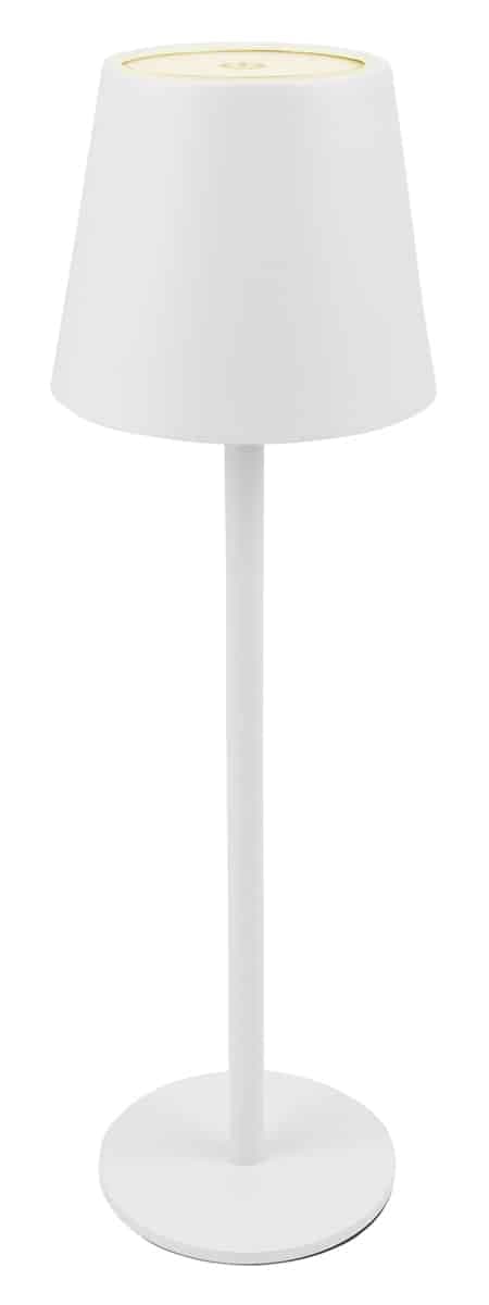 POWERTECH LED επιτραπέζιο φωτιστικό HLL-0194, ρυθμιζόμενο, επαναφορτιζόμενο, λευκό