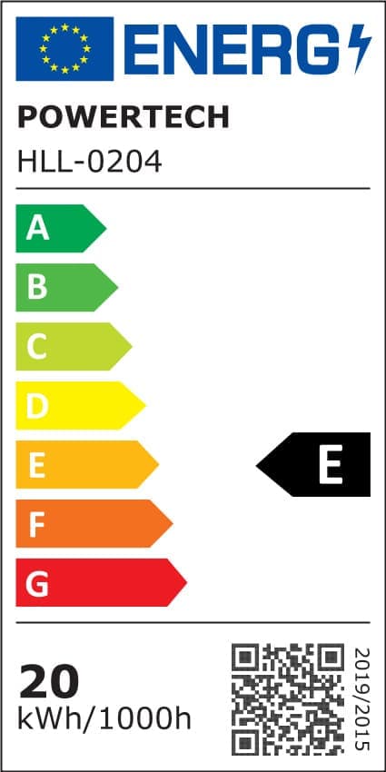 POWERTECH LED φωτιστικό δαπέδου HLL-0204, 42W, 4000K, Φ38x157cm, ασημί/μαύρο 5
