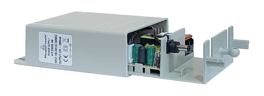 POWERTECH τροφοδοτικό HT2000-W, 12V 2A, αδιάβροχο 2
