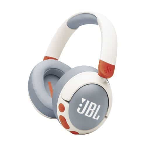 JBL JR470NC Ασύρματα Ακουστικά Bluetooth On-Ear για Παιδιά, Λευκά, EU 2