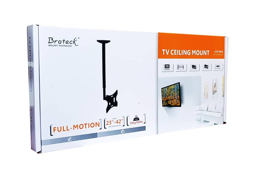 BRATECK βάση τηλεόρασης οροφής LCD-504A, 23-42", έως 30kg 3