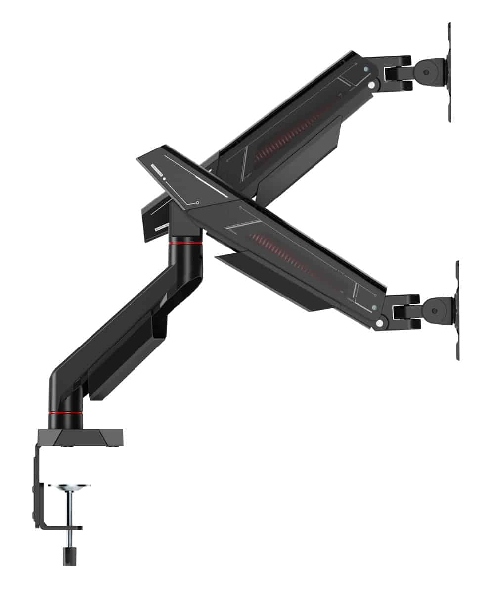 BRATECK βάση γραφείου για 2x οθόνες LDT114-C024, 17-35", έως 12kg 2