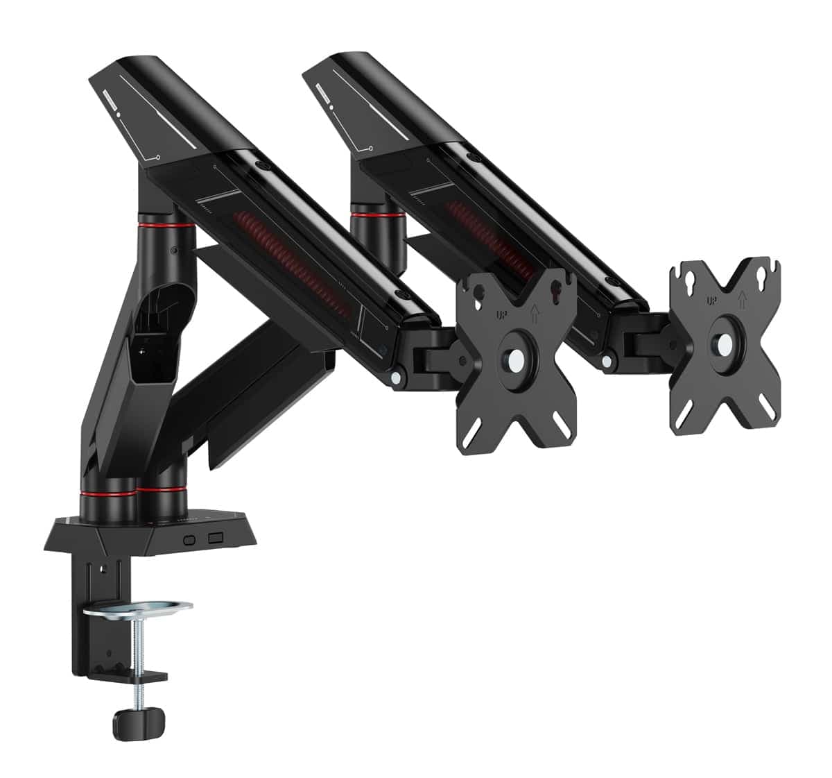 BRATECK βάση γραφείου για 2x οθόνες LDT114-C024, 17-35", έως 12kg 3
