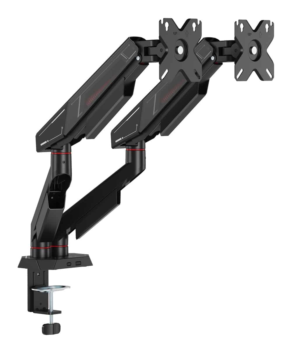 BRATECK βάση γραφείου για 2x οθόνες LDT114-C024, 17-35", έως 12kg 4