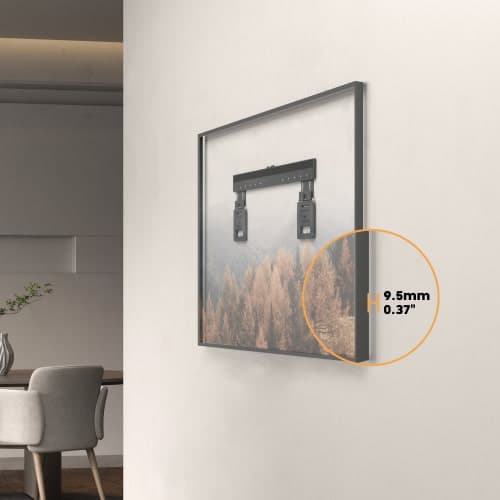 BRATECK επιτοίχια βάση τηλεόρασης LED-1948, 43-100", έως 75kg, ultra slim, fixed 2