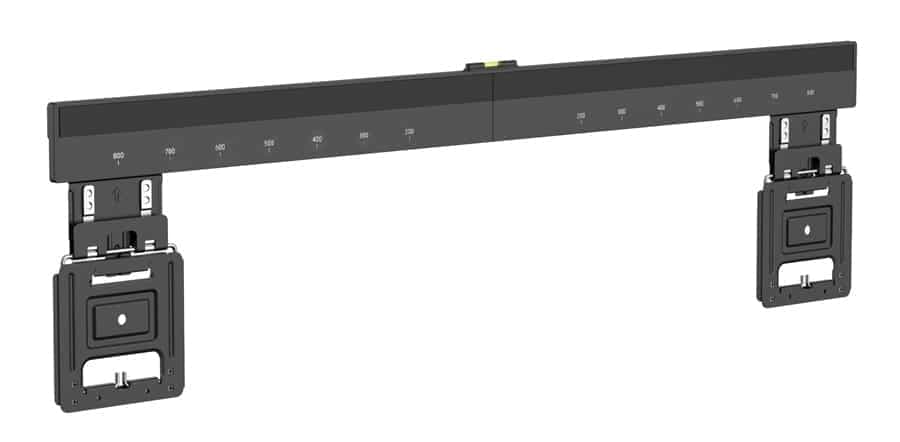 BRATECK επιτοίχια βάση τηλεόρασης LED-1948, 43-100", έως 75kg, ultra slim, fixed