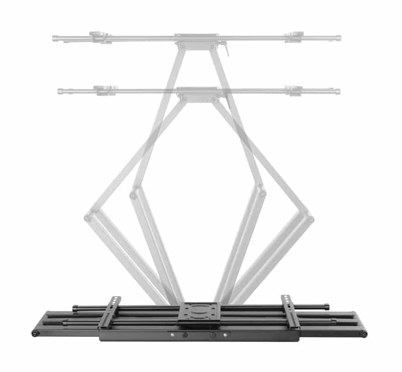 BRATECK επιτοίχια βάση τηλεόρασης LPA49-486XLD, 43-90", 80kg, heavy duty, full motion 3