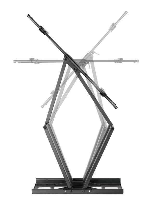 BRATECK επιτοίχια βάση τηλεόρασης LPA49-486XLD, 43-90", 80kg, heavy duty, full motion 4