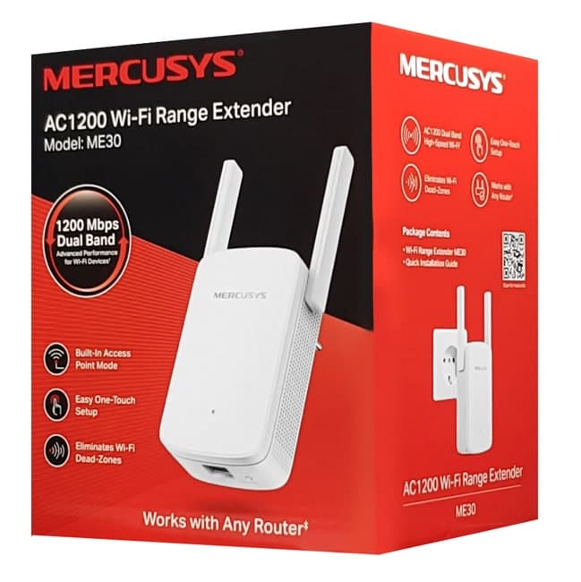 Επέκταση εμβέλειας Wi-Fi MERCUSYS ME30, 1200Mbps, Έκδ. 1.0 7