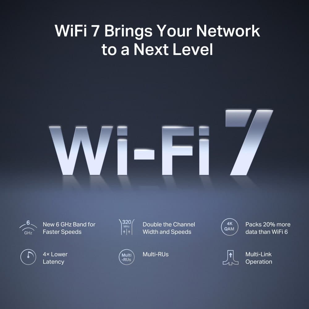MERCUSYS router MR47BE, WiFi 7, 9,3 Gbps BE9300, Tri-Band, V2.0 5