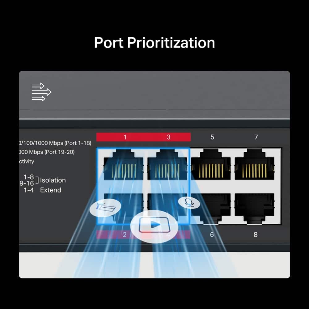 MERCUSYS rackmount switch MS120GP, 20x Gigabit θύρες, PoE+, V1.0 8