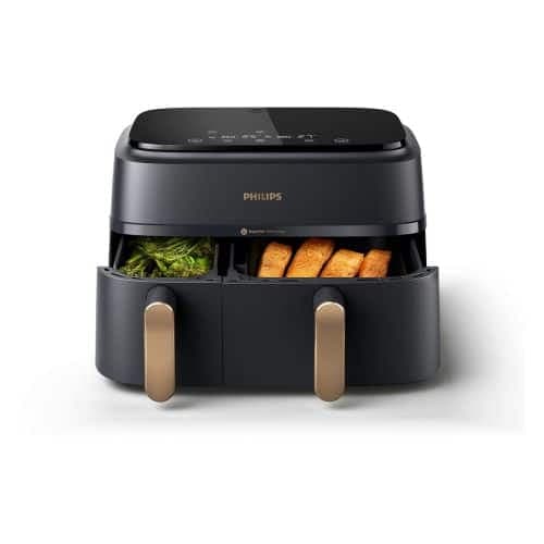 Philips Airfryer Σειρά 3000 Διπλό Καλάθι NA35200, 9L Μαύρο EU