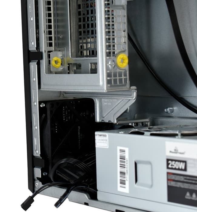 POWERTECH PC Case PT-1098 με 250W PSU, Mini-ITX, 280x93x290mm, μαύρο 5