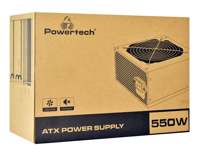 POWERTECH τροφοδοτικό για PC PT-1103, 80Plus Bronze, 500W ATX, 140mm Fan 4