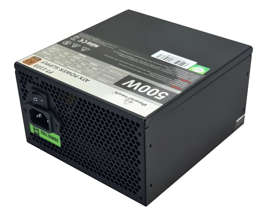 POWERTECH τροφοδοτικό για PC PT-1103, 80Plus Bronze, 500W ATX, 140mm Fan 8