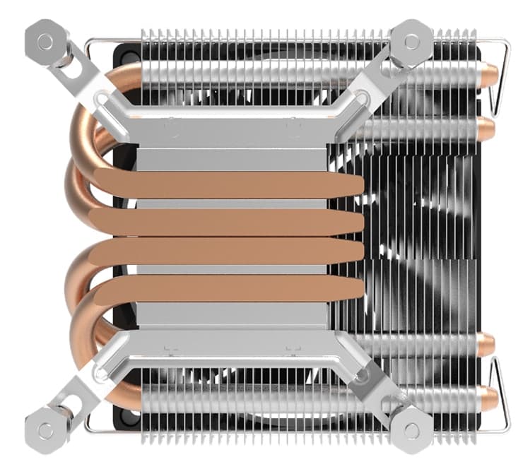 POWERTECH ψύκτρα για CPU PT-1115, low profile, TDP 130W 2