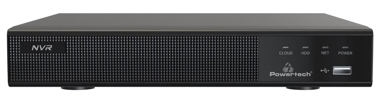 POWERTECH NVR καταγραφικό με 4 κάμερες PT-1233, 4K, 4MP, 9 κανάλια 2