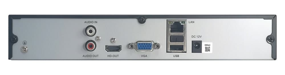 POWERTECH NVR καταγραφικό με 4 κάμερες PT-1233, 4K, 4MP, 9 κανάλια 4