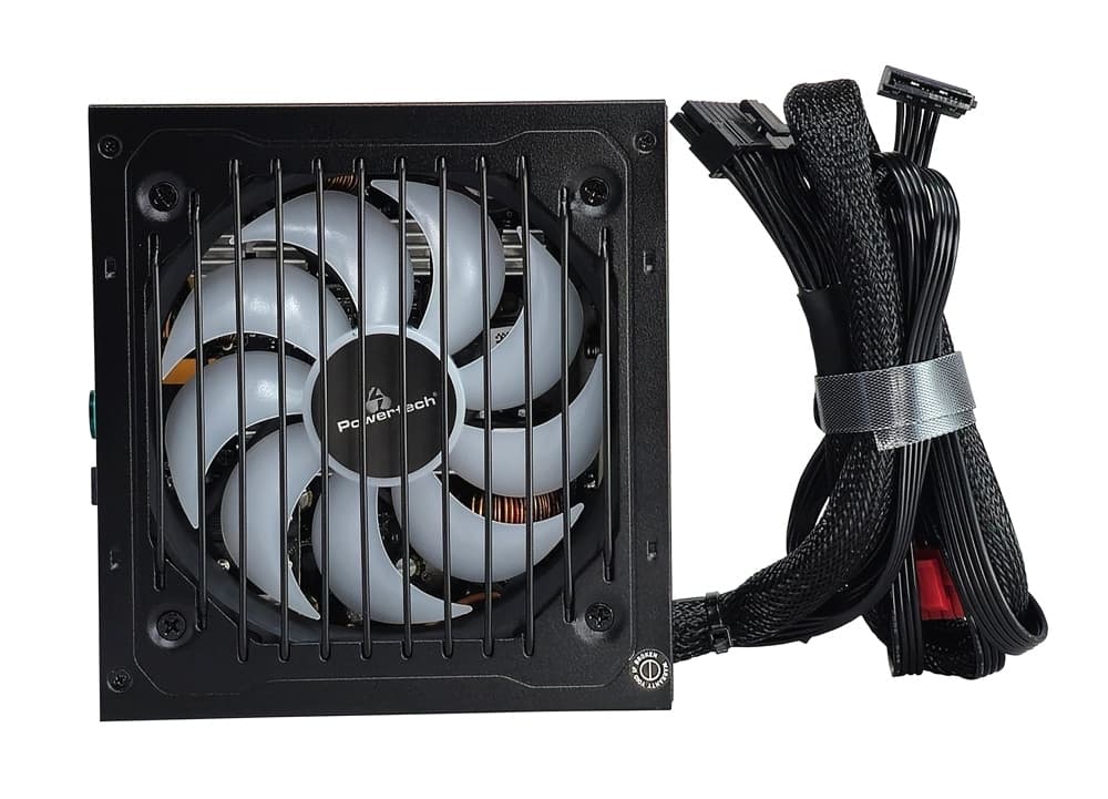 POWERTECH τροφοδοτικό PC PT-1311, 80PLUS Bronze, 700W, ATX, 120mm RGB Fan, Semi Modular 4