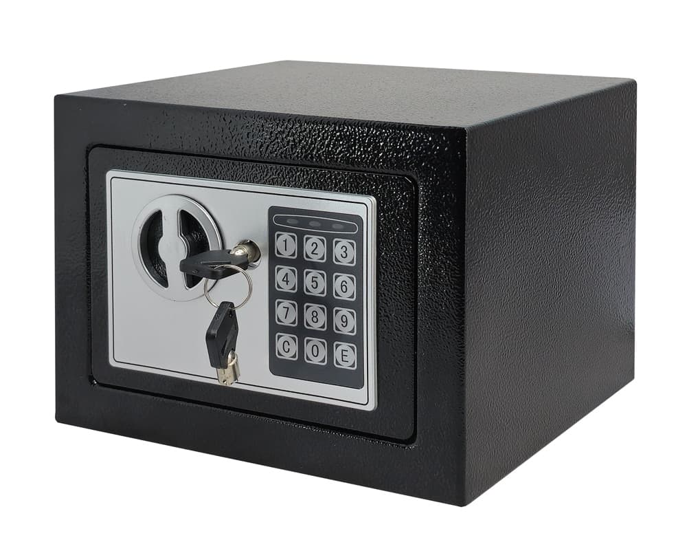 POWERTECH χρηματοκιβώτιο ασφαλείας PT-1342, ψηφιακό κλείδωμα, 23x17x17cm, 2.18kg 4