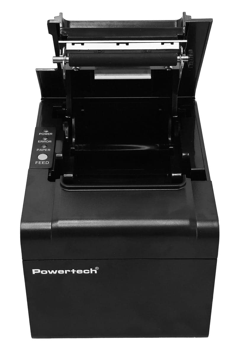 POWERTECH θερμικός εκτυπωτής αποδείξεων PT-1506, USB/Ethernet/Serial, auto cutter, μαύρος 2