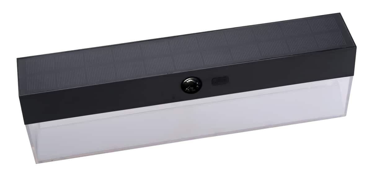 POWERTECH LED ηλιακό φωτιστικό PT-1521 με αισθητήρα κίνησης, 4W, 2000mAh, μαύρο