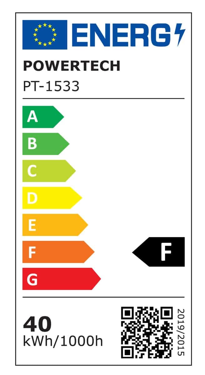 POWERTECH LED panel ψευδοροφής PT-1533, 40W, 59.5x59.5cm, τετράγωνο, 4000K, 4000lm, λευκό 5