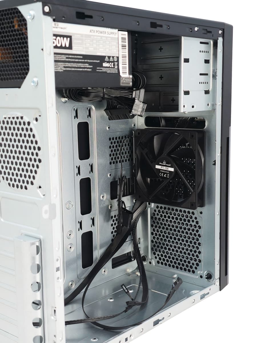 POWERTECH PC Case PT-1563 με 550W PSU, ATX Midi, 376.6x175x408.5mm, μαύρο 3