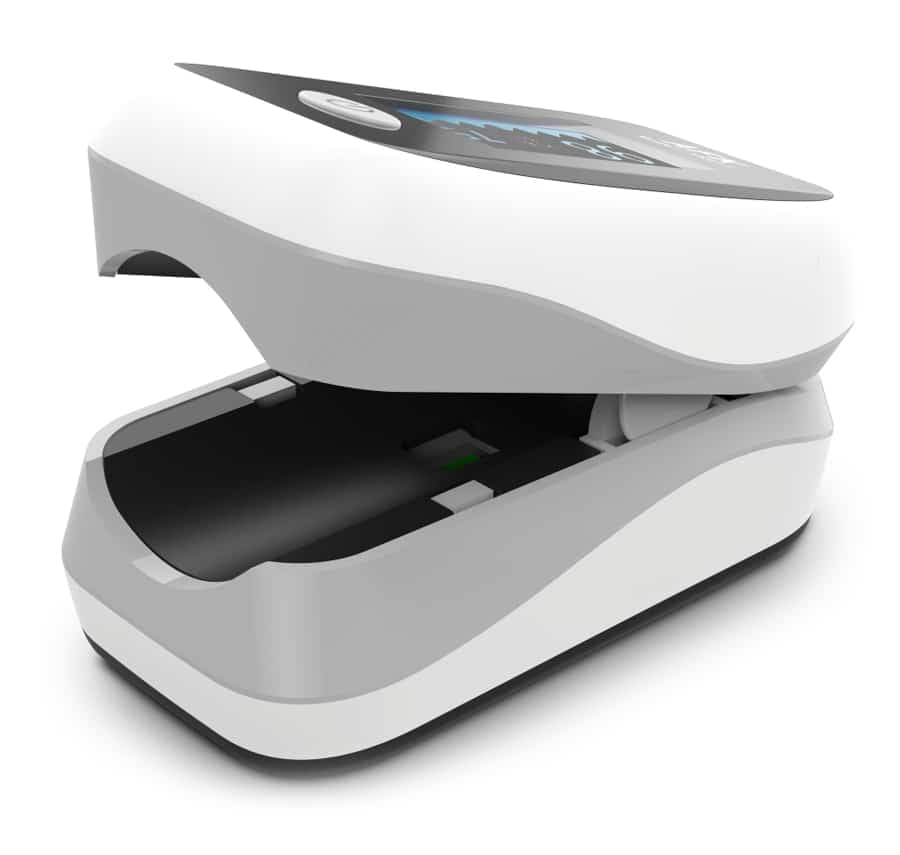 POWERTECH παλμικό οξύμετρο δακτύλου PT-922, OLED οθόνη, λευκό 2