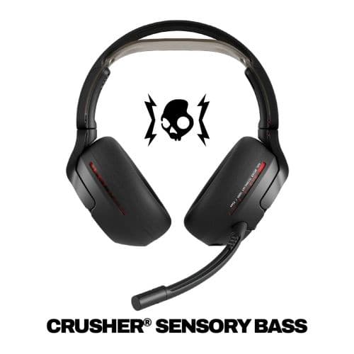 Ασύρματα ακουστικά Bluetooth Skullcandy Crusher PLYR 720 Over-ear με μικρόφωνο, BT 5.3, για PS5, Nintendo Switch, Μαύρο EU (S6PCW-T963) 2