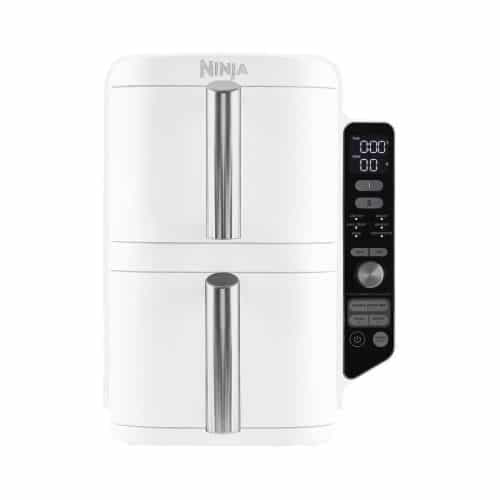 Ninja Foodi Κάθετo Air Fryer με Διπλό Συρτάρι 9,5L Λευκή EU SL400EU