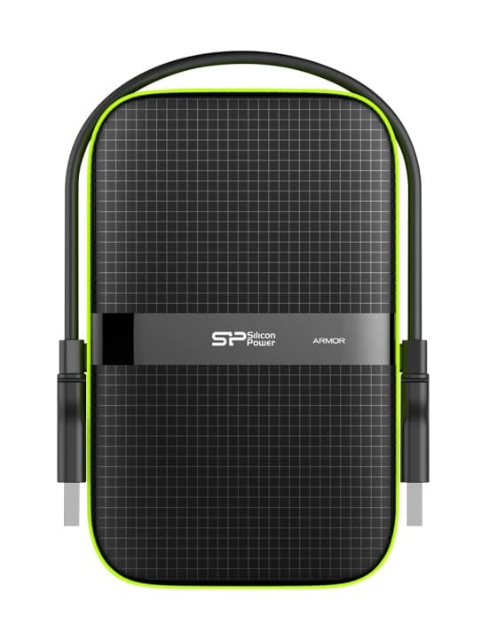 SILICON POWER εξωτερικός HDD Armor A60, 2TB, USB 3.2, πράσινος 3