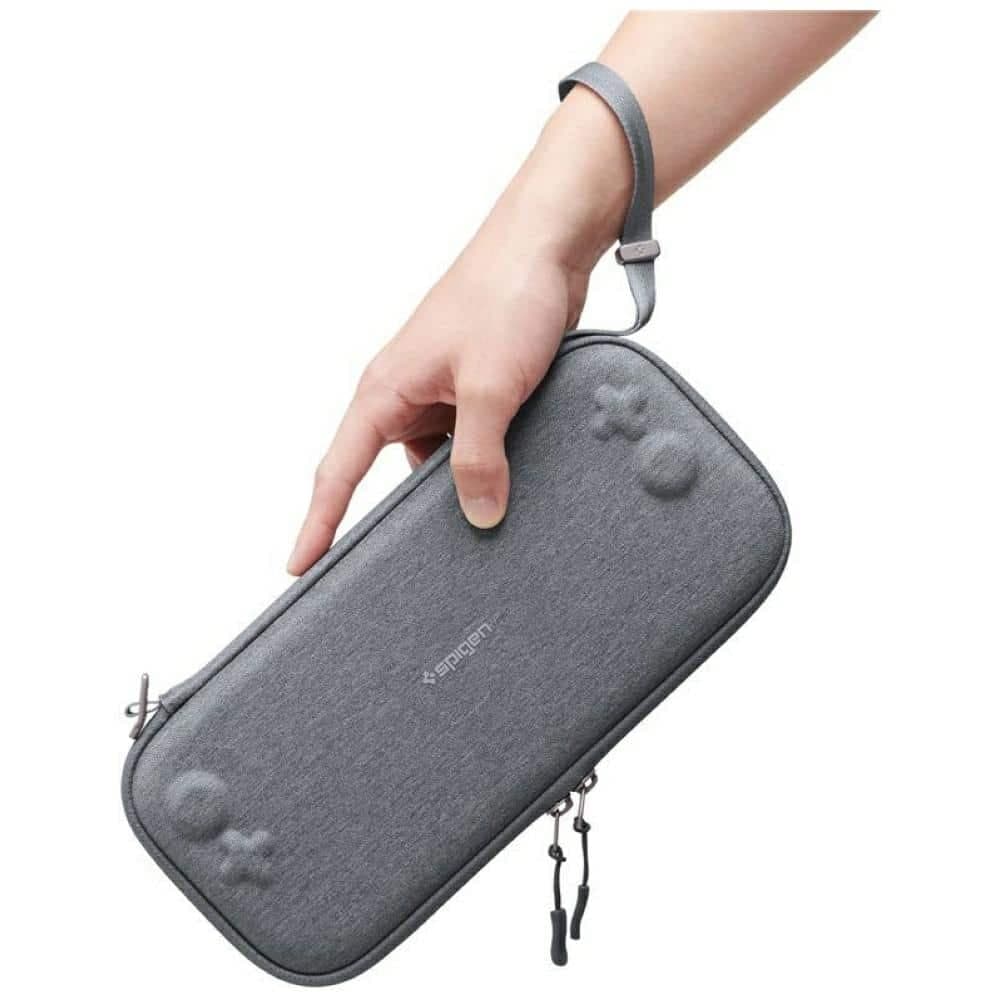 Θήκη Spigen Klasden 2 Pouch για Nintendo Switch 2 σε γκρι χρώμα 2