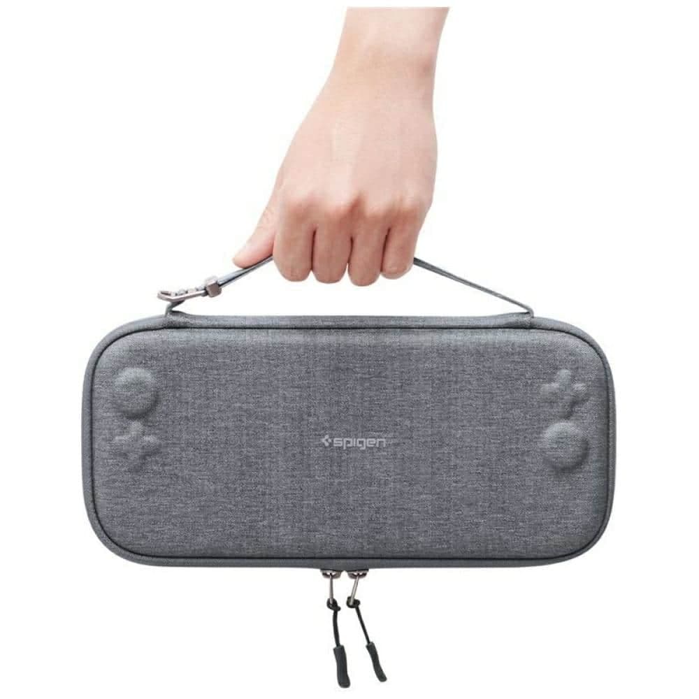 Θήκη Spigen Klasden 2 Pouch για Nintendo Switch 2 σε γκρι χρώμα 3