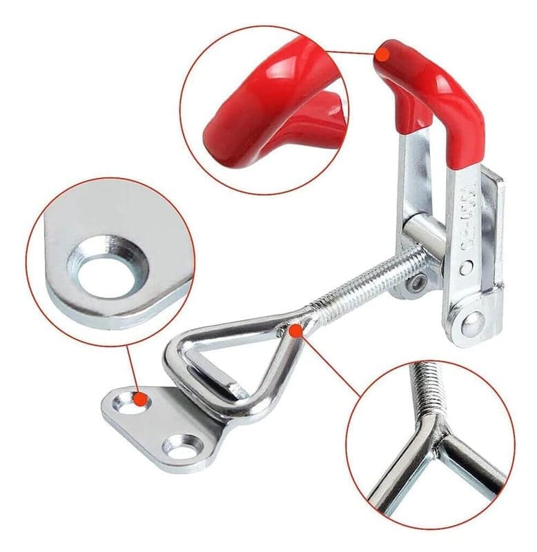 POWERTECH κλείστρο ρυθμιζόμενο TOOL-0097, 8.9 έως 11cm, 4τμχ 5