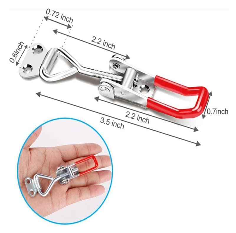 POWERTECH κλείστρο ρυθμιζόμενο TOOL-0097, 8.9 έως 11cm, 4τμχ 7