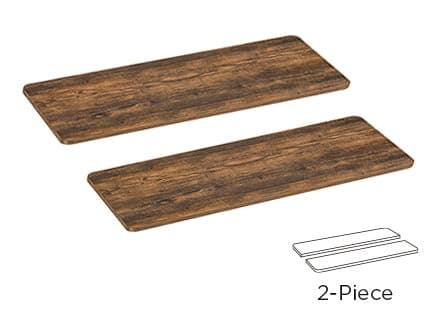 BRATECK επιφάνεια γραφείου TP12060R-2P, 120x60x1.8cm, καφέ ξύλινη 3