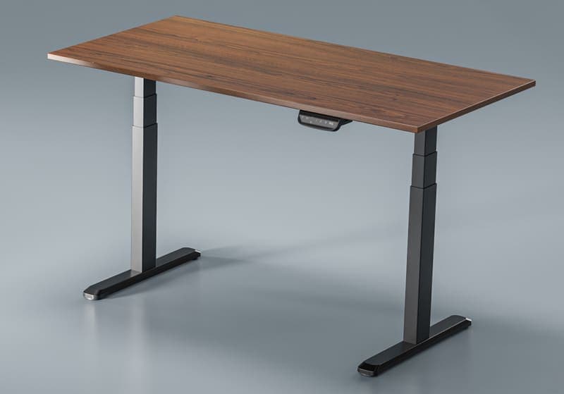 BRATECK επιφάνεια γραφείου TP12060R-2P, 120x60x1.8cm, καφέ ξύλινη 2